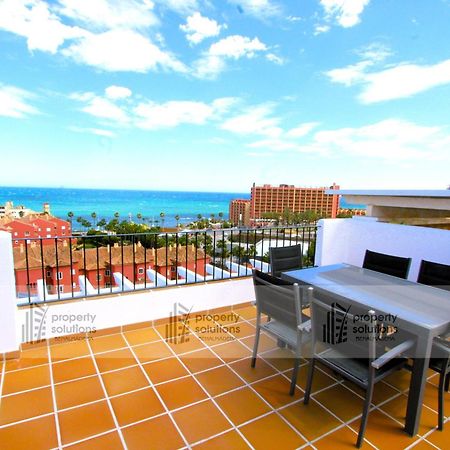 Apartamento Lomas de Mena, 21 - Ático con vistas al mar - Piscina y Barbacoa - PARKING GRATIS - EXCELENTE CONEXIÓN WIFI Benalmádena Exterior foto